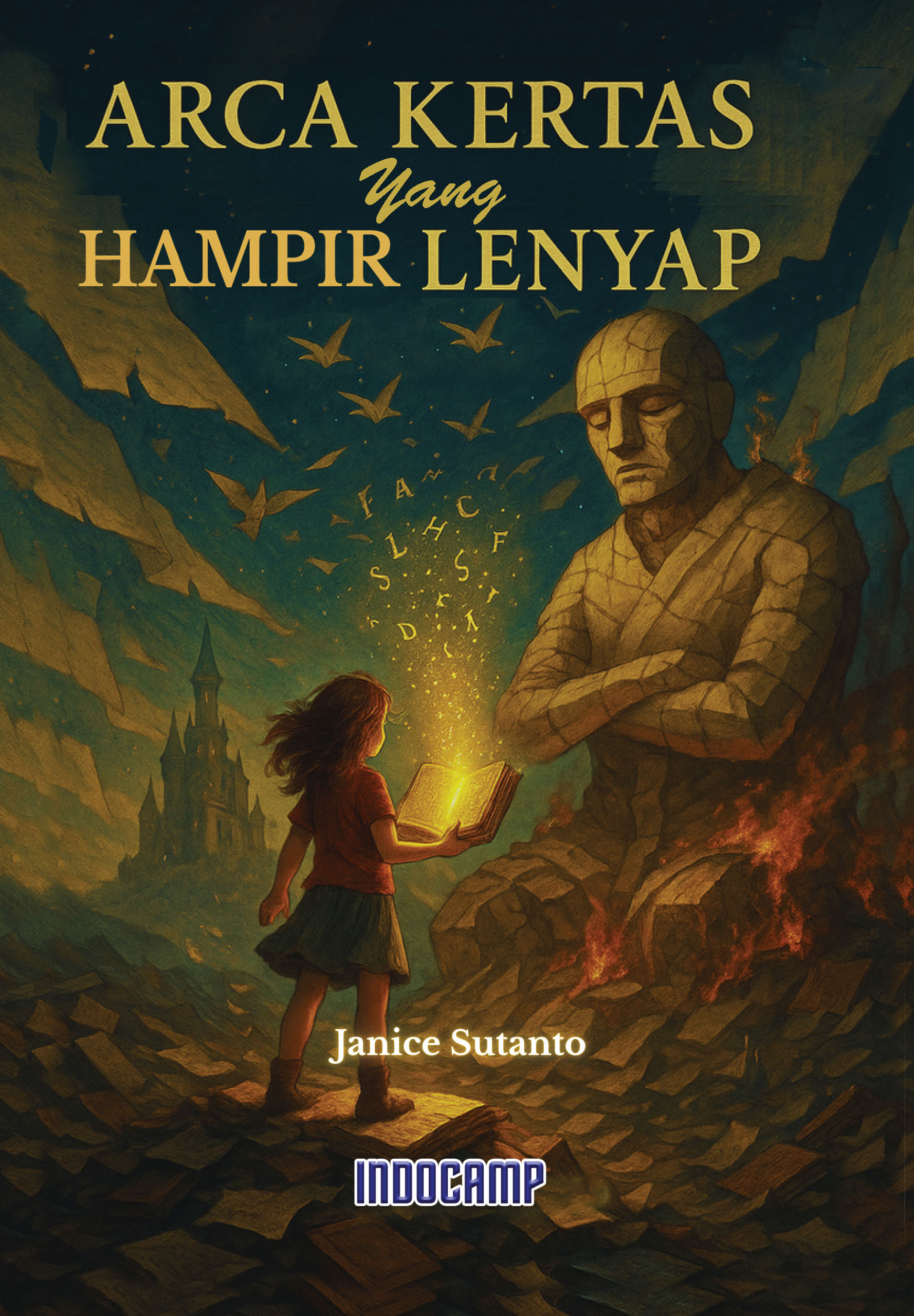 Sampul buku Arca Kertas Yang Ham...